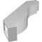 Ekena Millwork 3-in. W x 14-in. D x 18-in. H Copenhagen Architectural Grade PVC Knee Brace BRCP03X14X18CHG - alternate 3